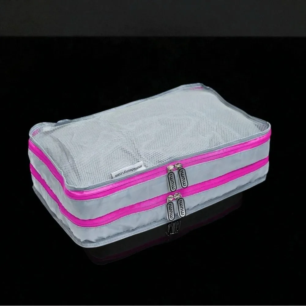 New with Tags Mumi Double Packing Tube Gray and Pink